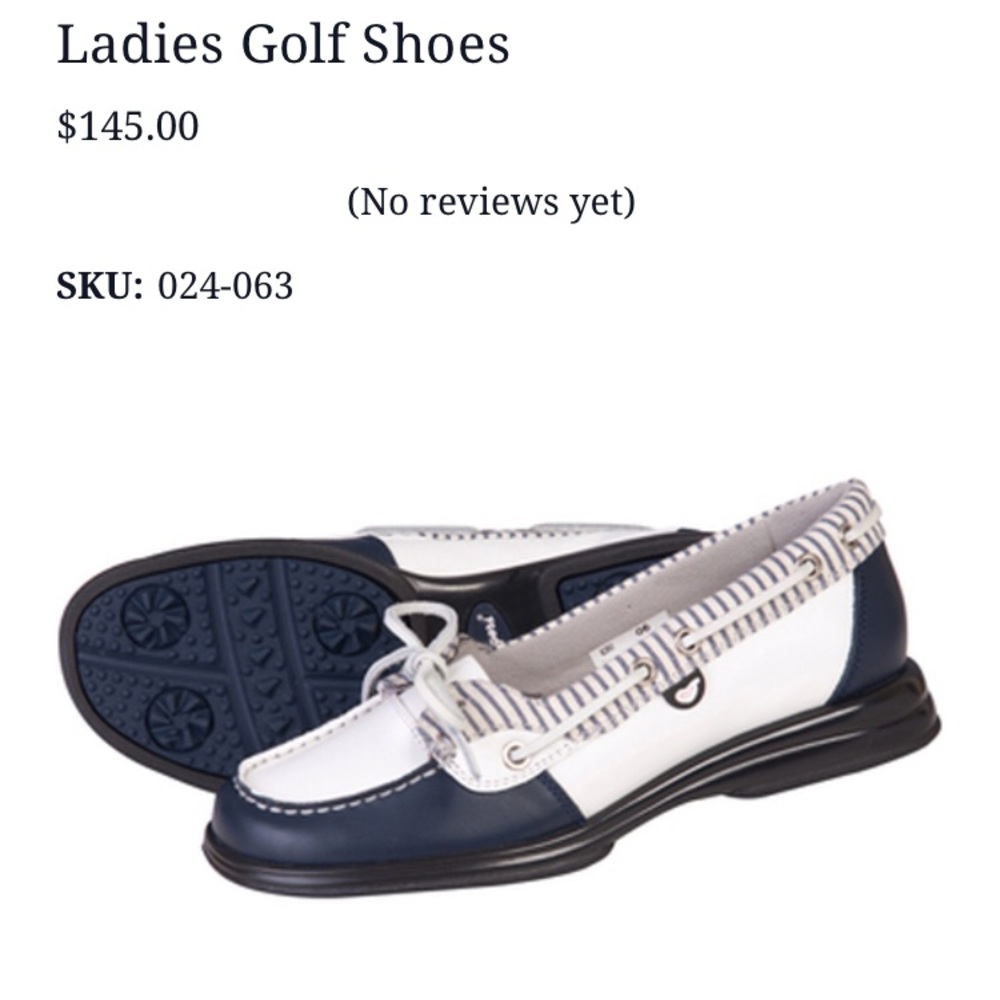 Sandbaggers Caravelle Golf Shoes Size 7.5